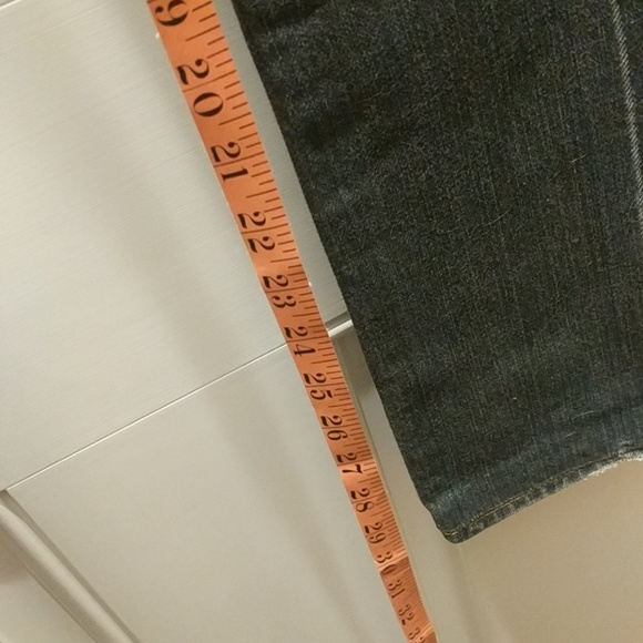 7 for All Mankind Jeans 32 bootcut dark jeans EUC - Picture 5 of 9
